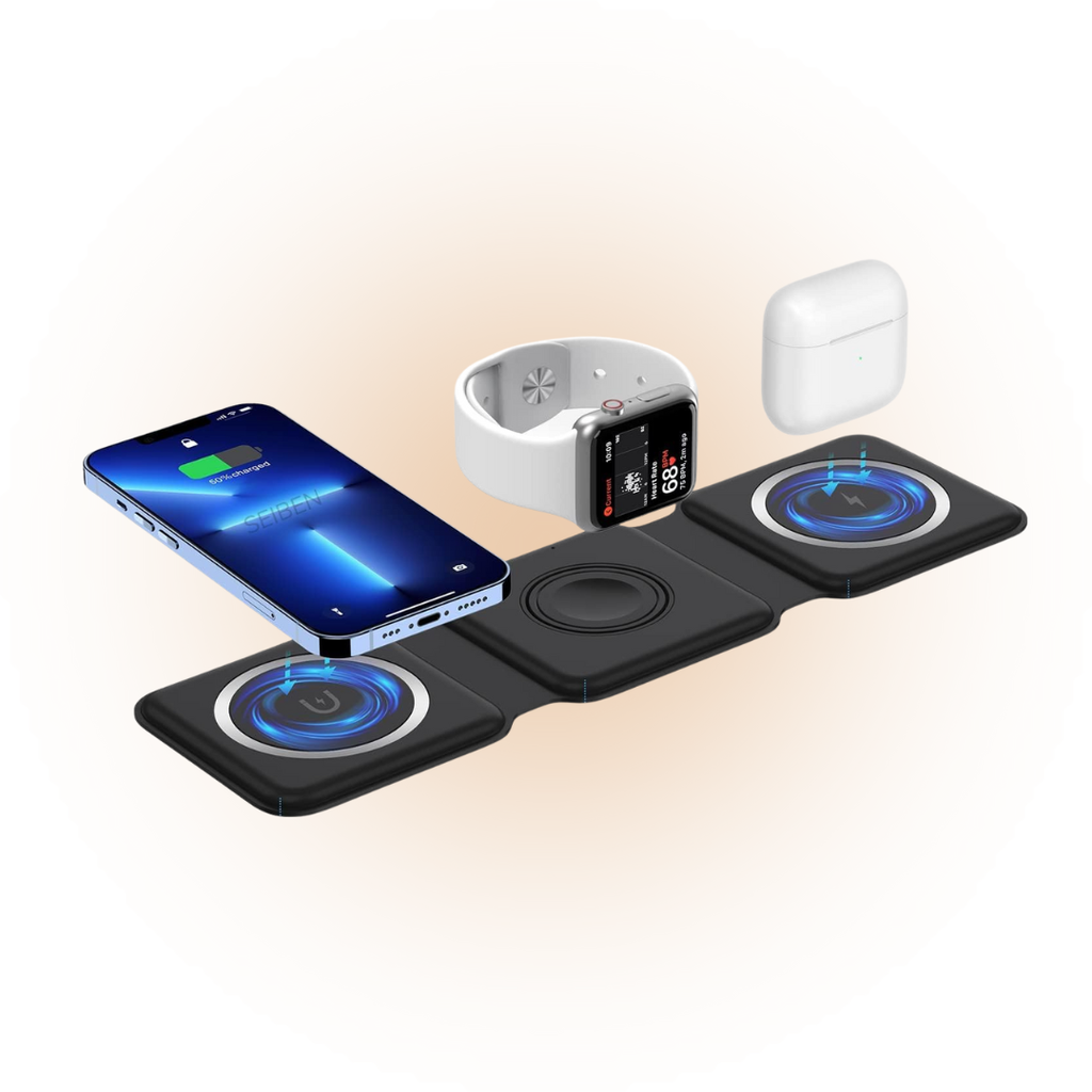 3 in 1 Magnetic Foldable Wireless Charger