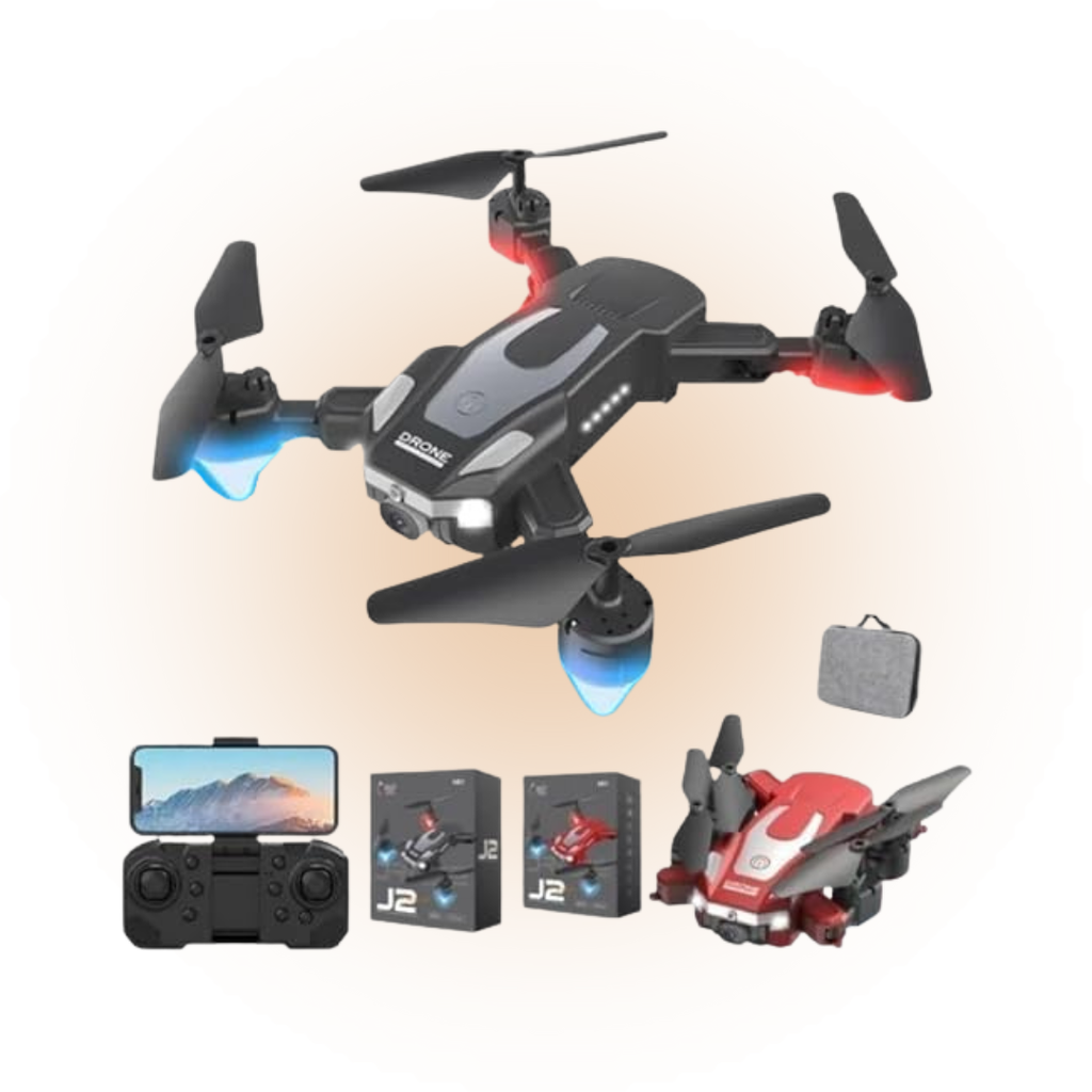 J2 Dual Battery Foldable Drone
