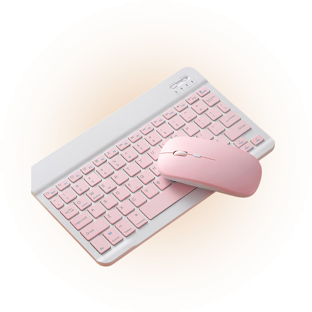 Portable & Wireless Keyboard and Mouse (Combo)