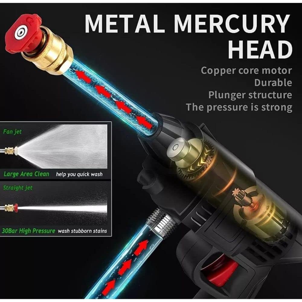 Multi-Functional Portable Wireless Pressure Washer Gun 48V