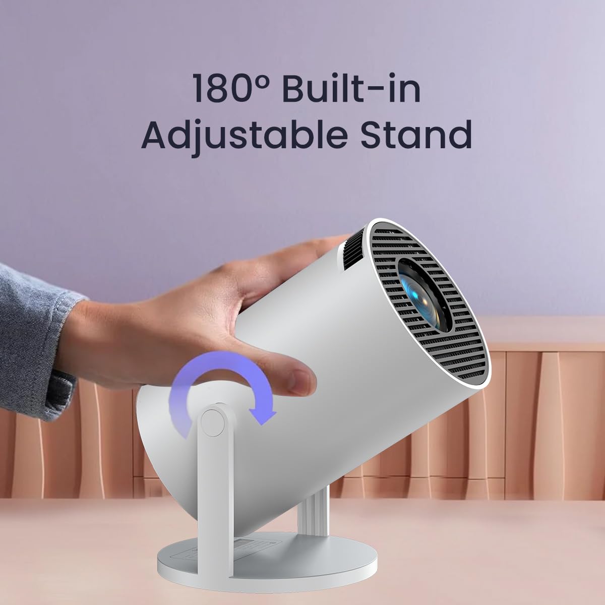 4K Super Vision Portable Mini Projector