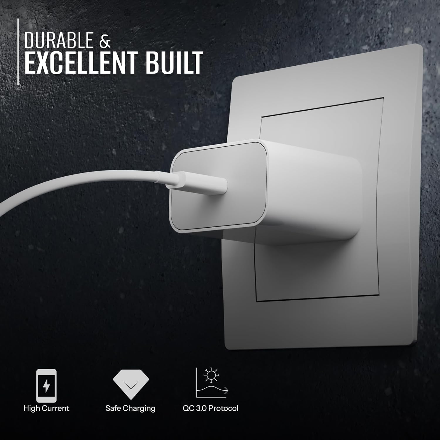 Apple 20Watt Fast Charger Adapter + Lightning Cable (Combo)