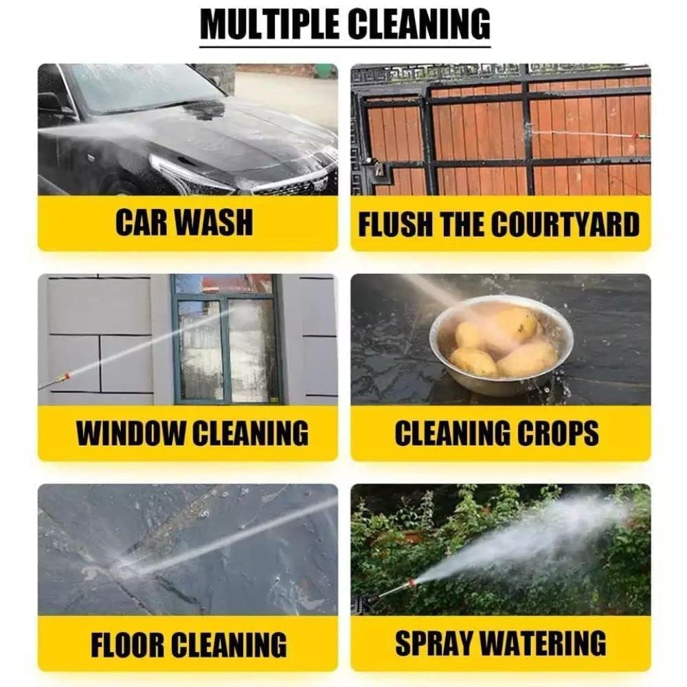 Multi-Functional Portable Wireless Pressure Washer Gun 48V