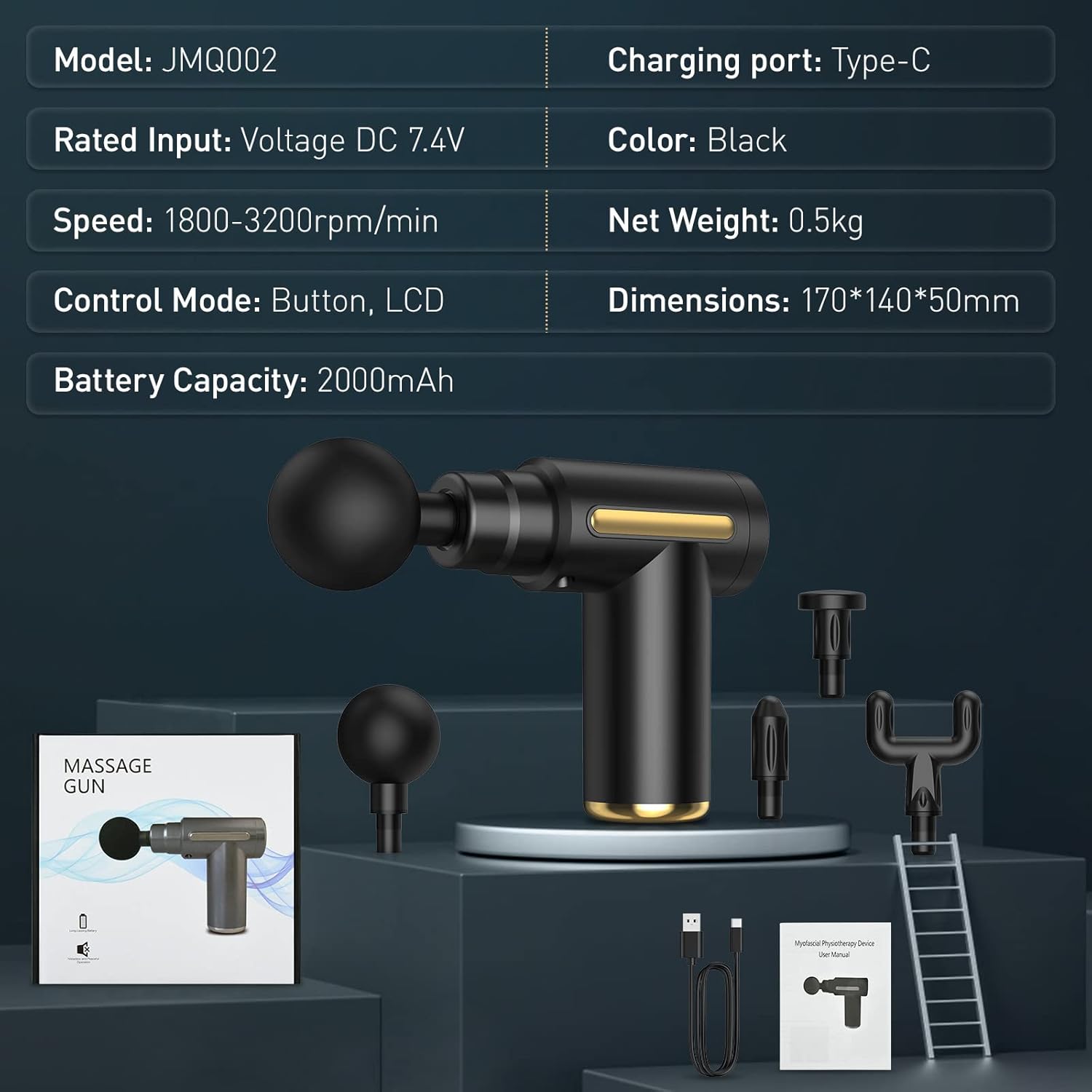 Gun Massager for Full Body Pain Relief