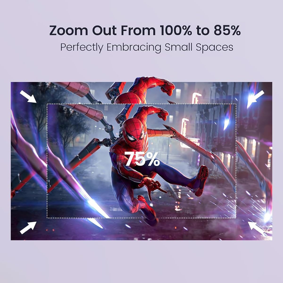 4K Super Vision Portable Mini Projector