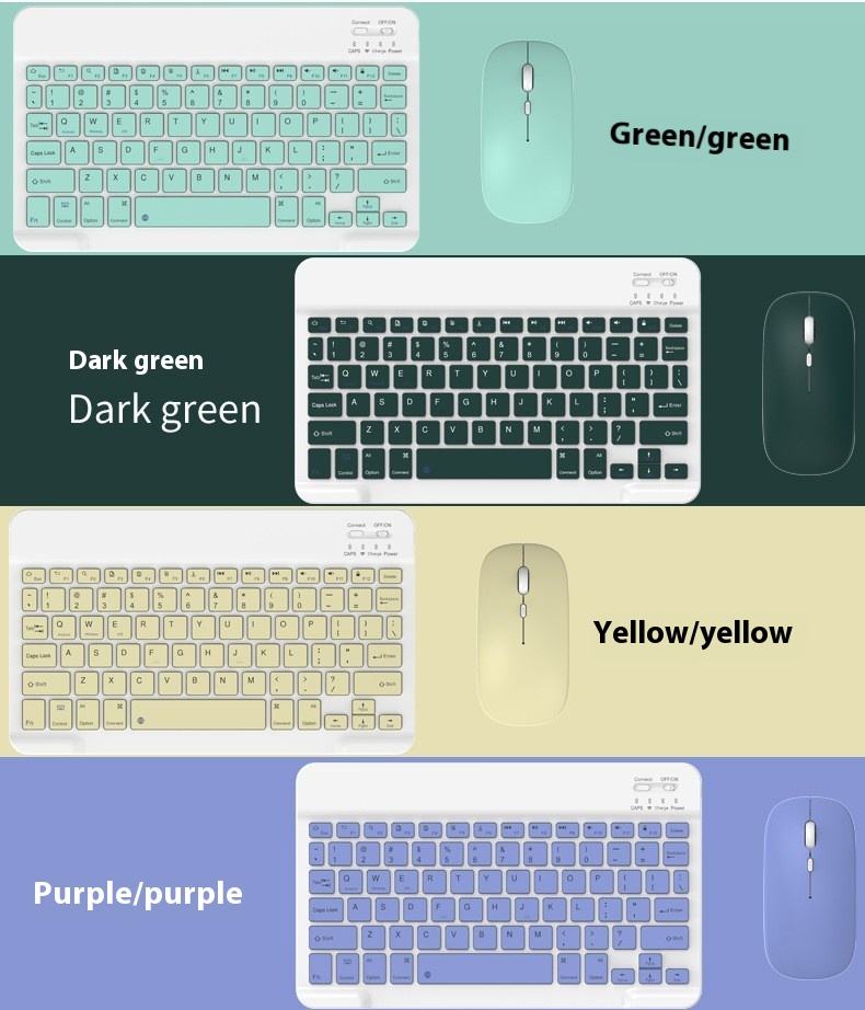 Portable & Wireless Keyboard and Mouse (Combo)