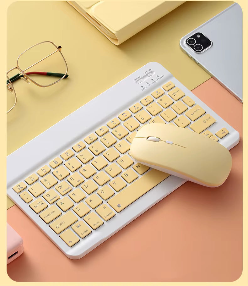 Portable & Wireless Keyboard and Mouse (Combo)