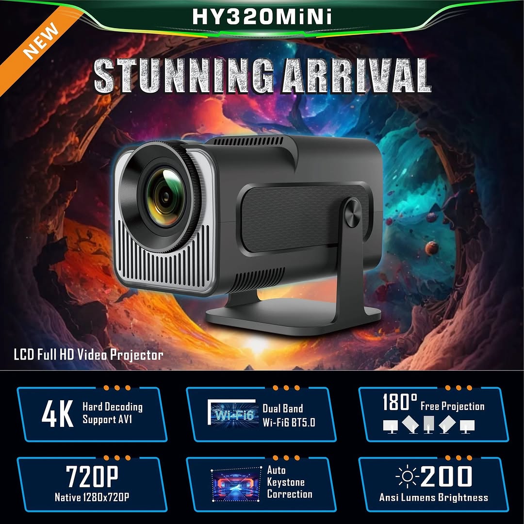 4K HY-320 Super Vision LED Projector