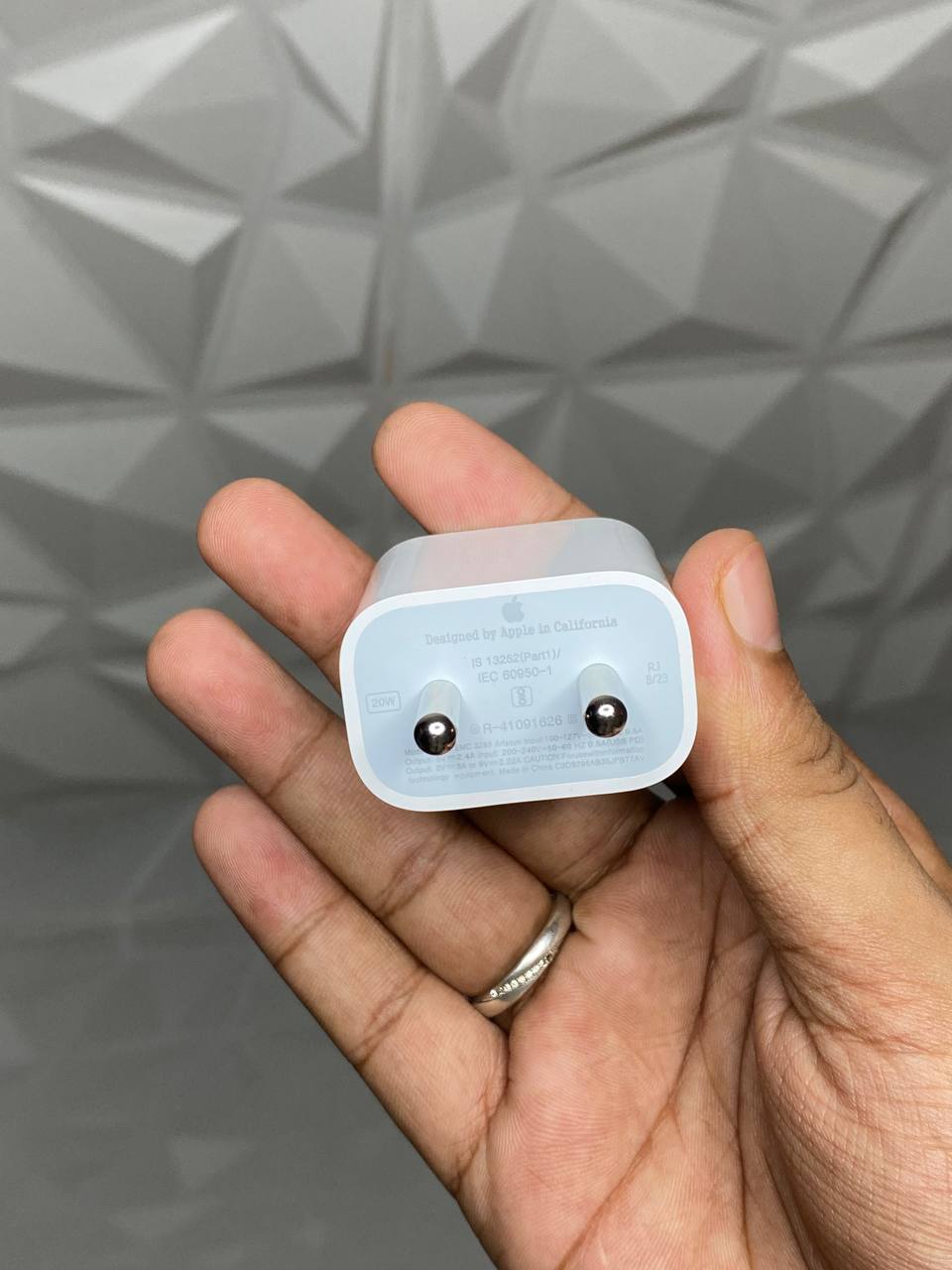 Apple 20Watt Fast Charger Adapter + Lightning Cable (Combo)