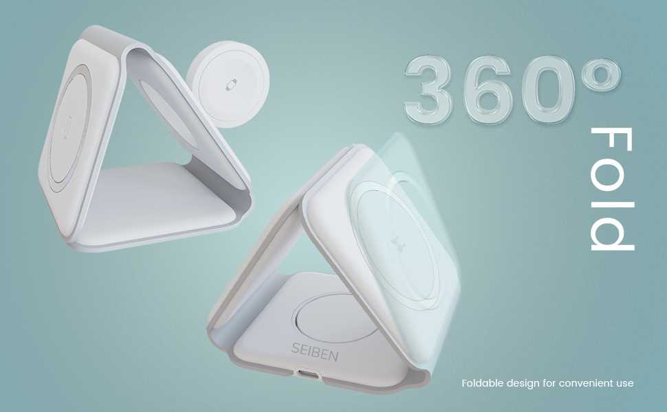 3 in 1 Magnetic Foldable Wireless Charger