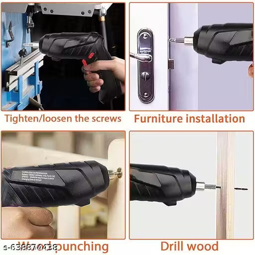 Multi-Functional Cordless Electric Screwdriver – 47 in 1 Kit