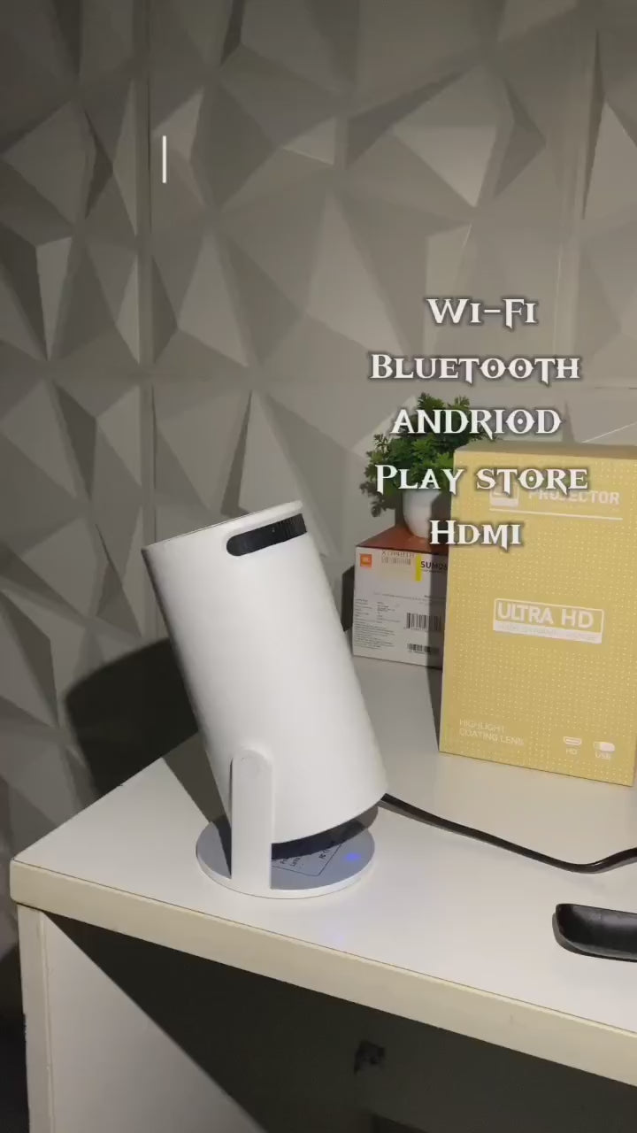 4K Super Vision Portable Mini Projector